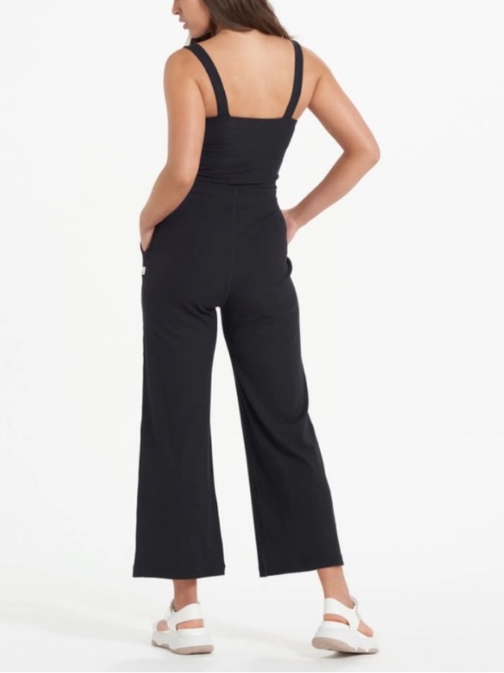 VUORI Mudra Jumpsuit in Black Size Medium - Picture 2 of 10